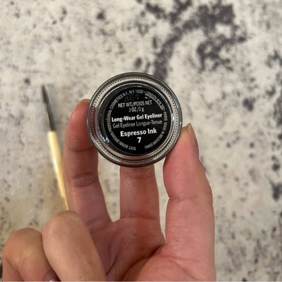bobbi brown long wear gel eyeliner espresso ink with brush - Picture 3 of 7